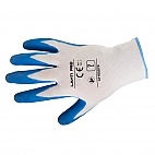 Rękawice z lateksem niebiesko-białe kpl.12 par 7[S] - Rękawice z lateksem niebiesko-białe kpl.12 par 10[XL]